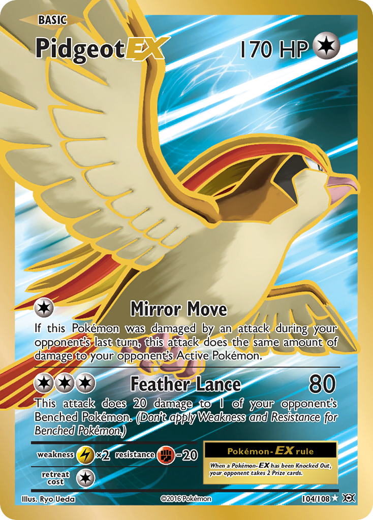 Pidgeot EX 104/108 - Evolutions - Ultra Rare