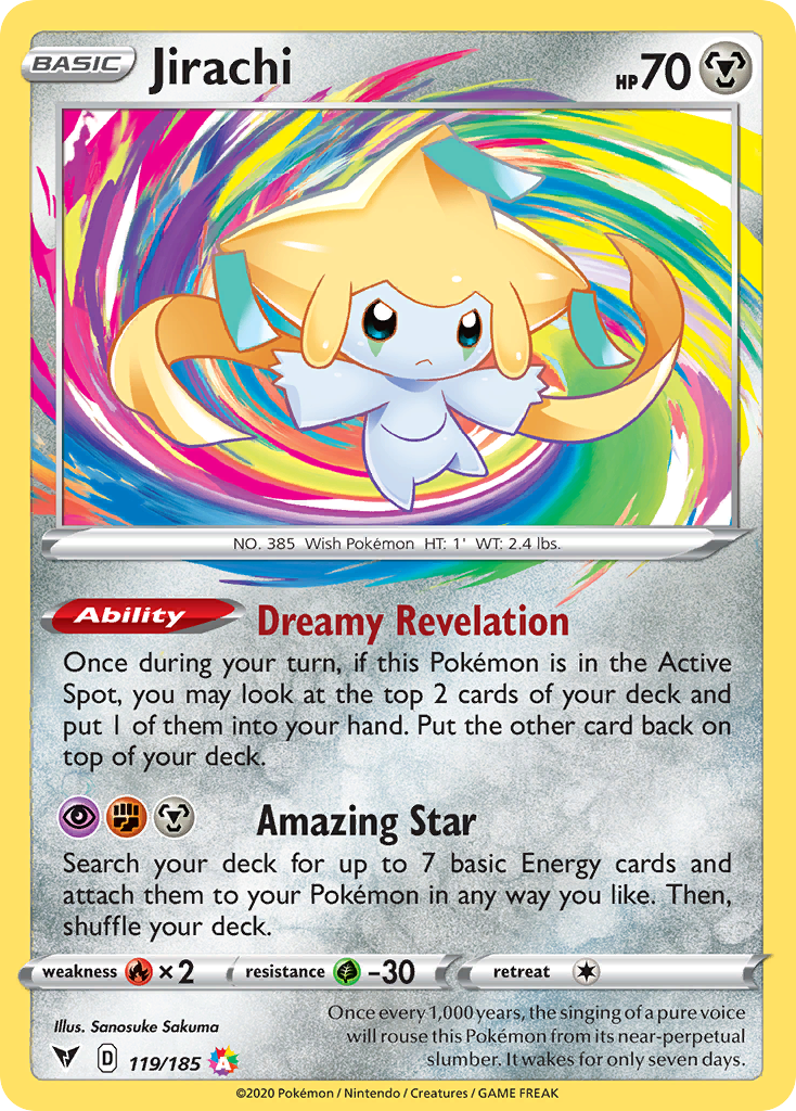 Jirachi 119/185 - Vivid Voltage - Amazing Rare