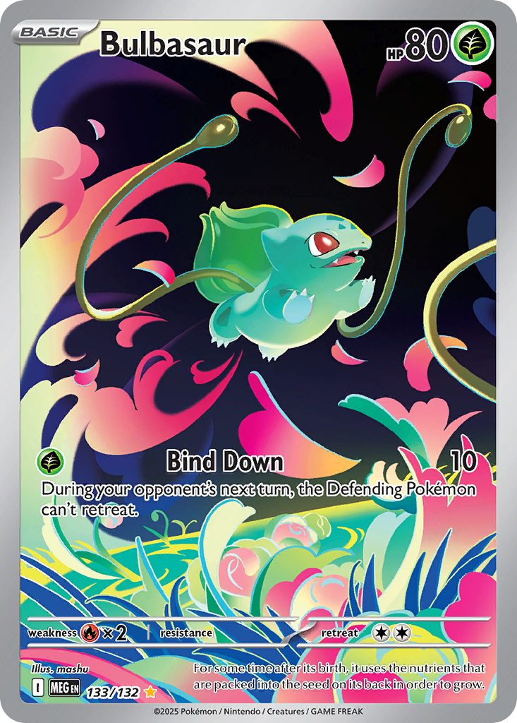 Bulbasaur 133/132 - Mega Evolution - Illustration Rare