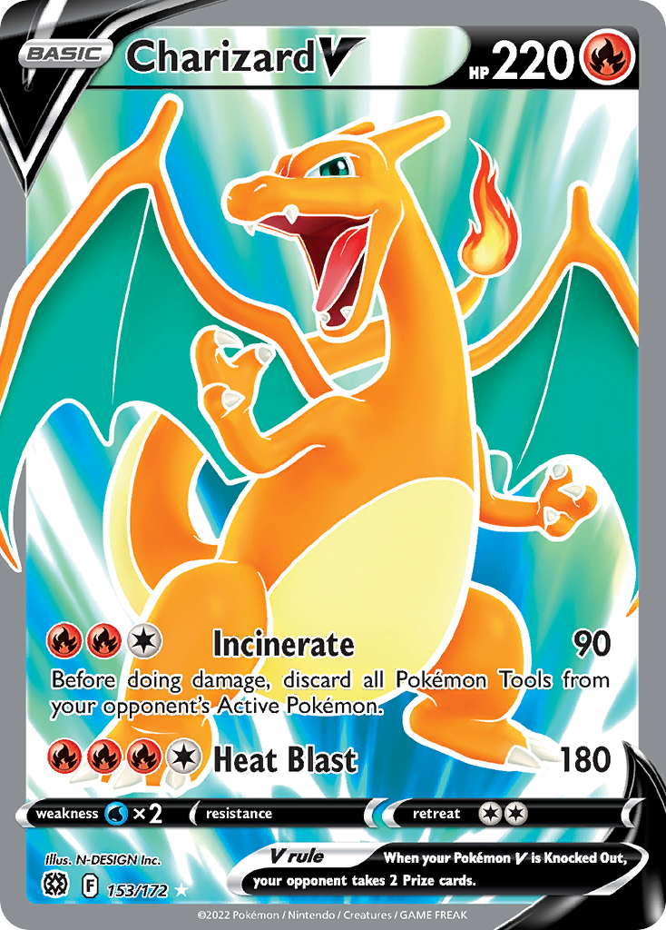 Charizard V 153/172 - Brilliant Stars - Ultra Rare