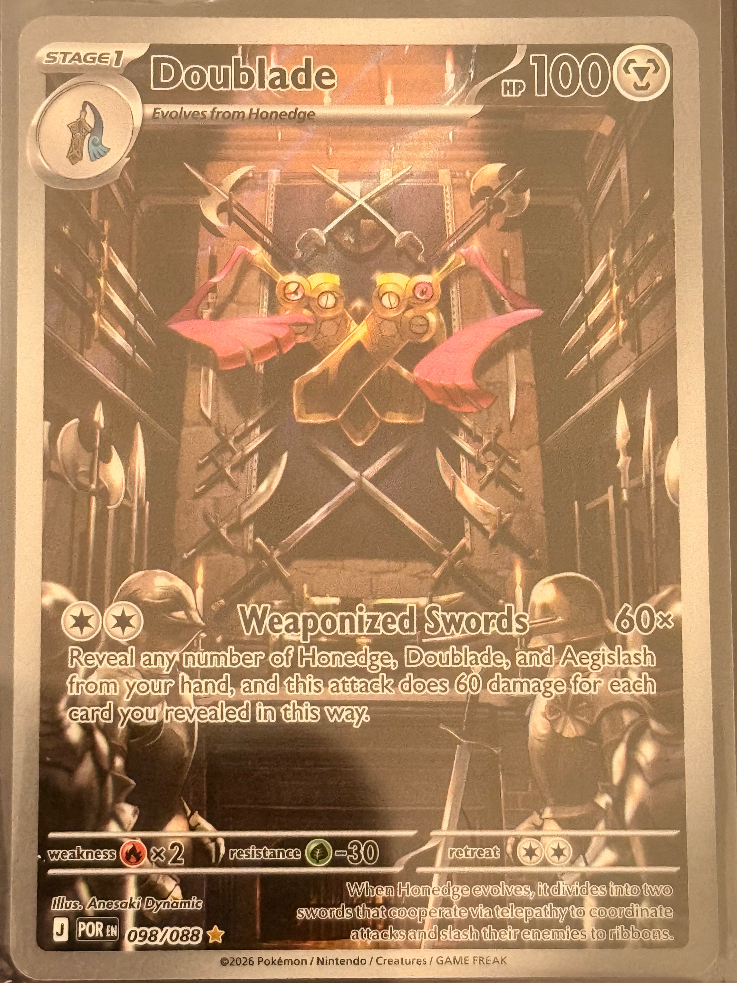 Doublade #098/088 Illustration Rare Perfect Order