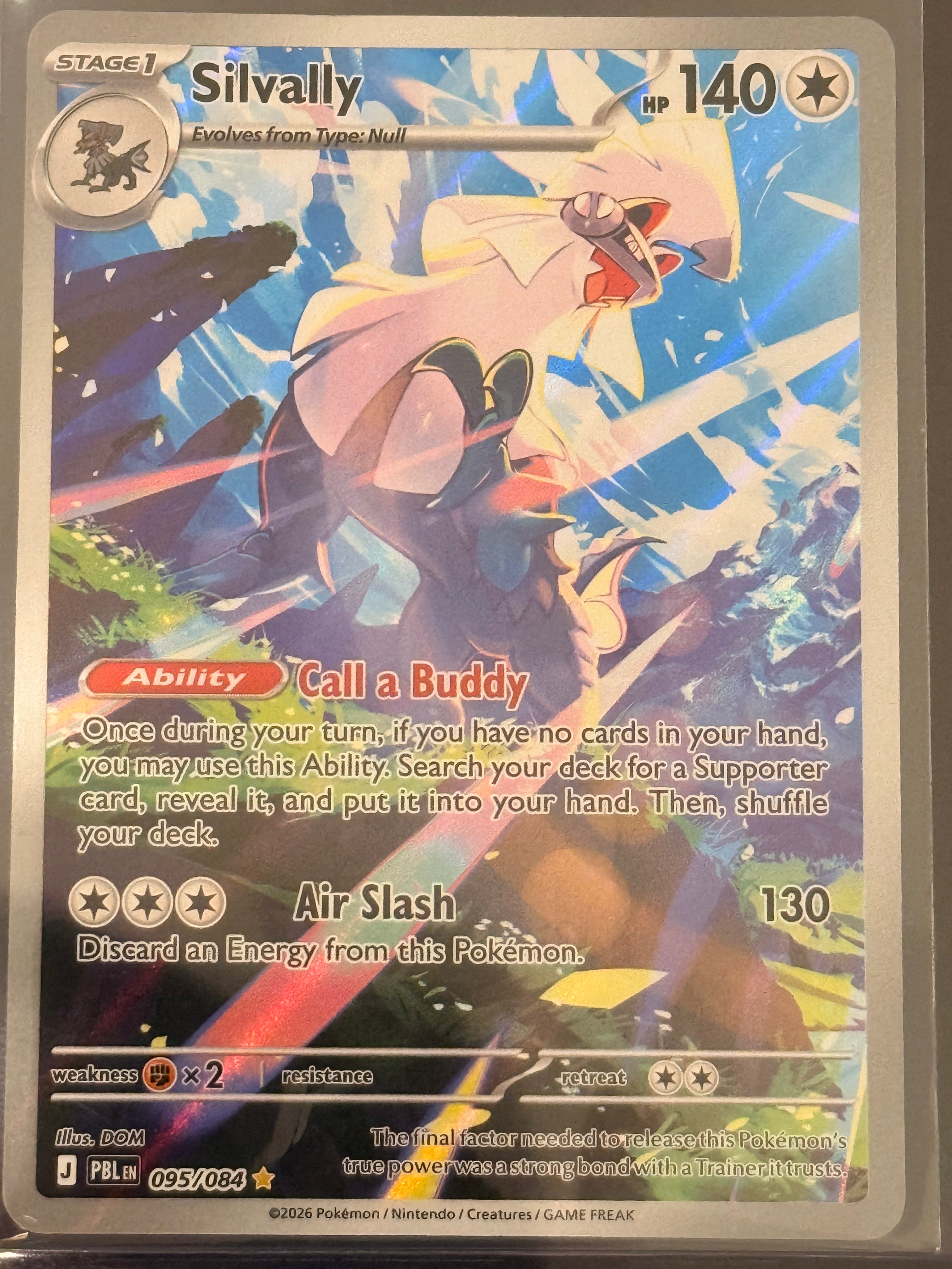 Silvally #095/084 Illustration Rare Pitch Black