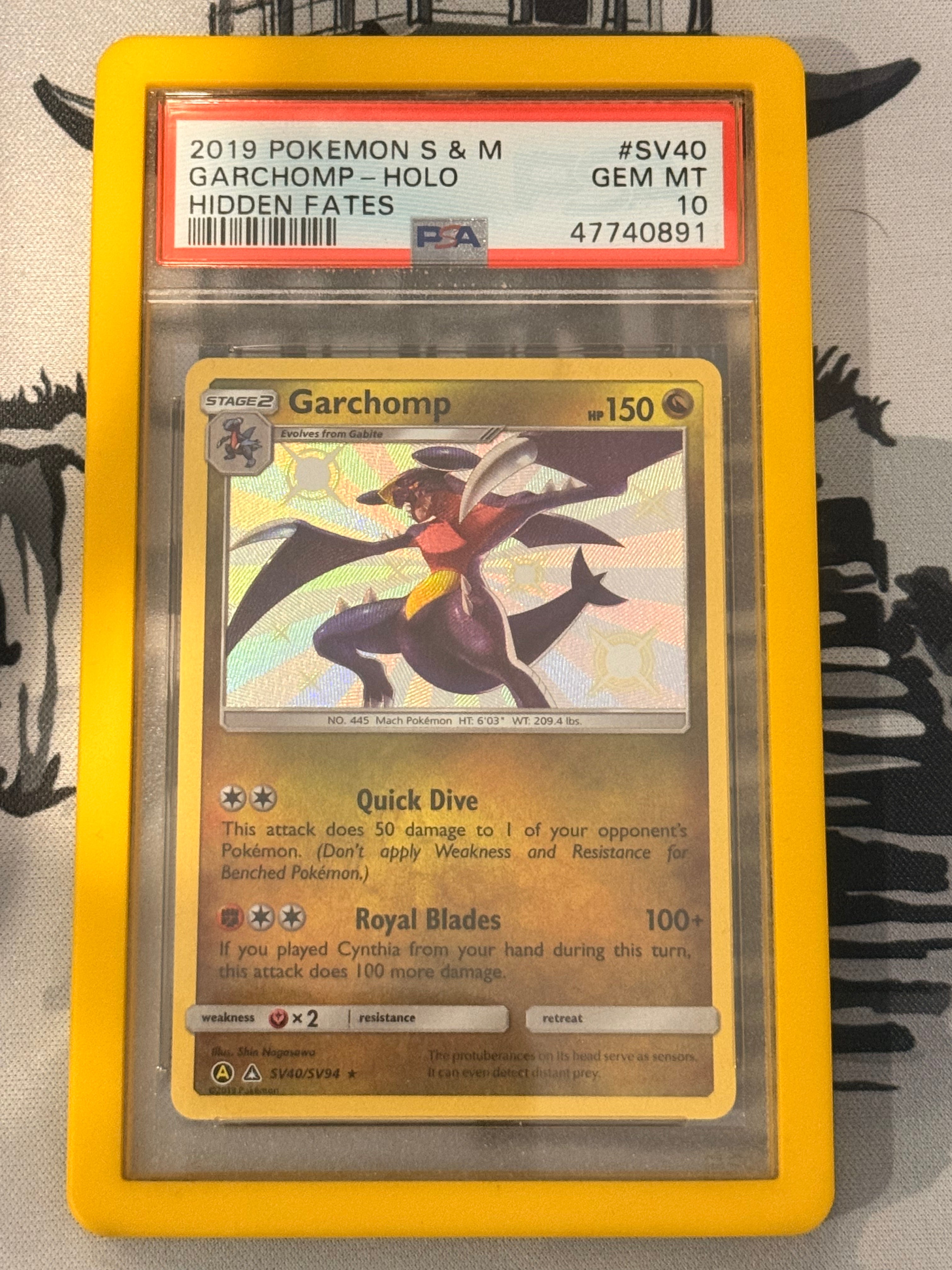 Garchomp #SV40/SV94 Holo Rare PSA GEM MT 10