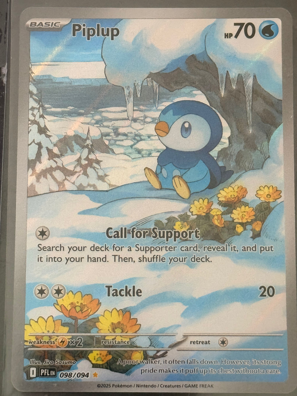 Piplup #098/094 Illustration Rare Phantasmal Flames