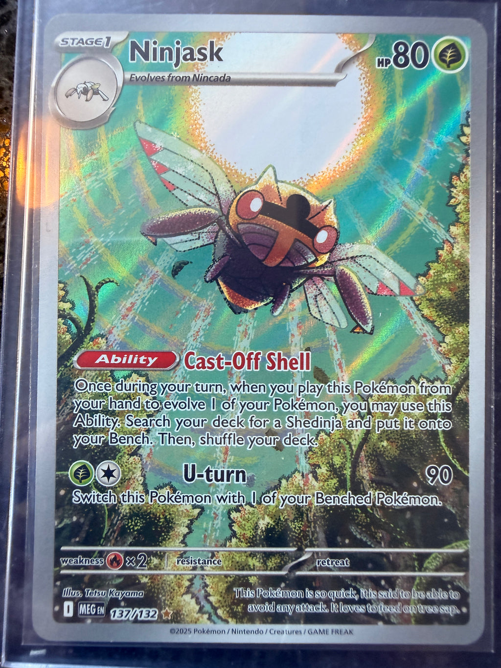 Ninjask #137/132 Illustration Rare Mega Evolution