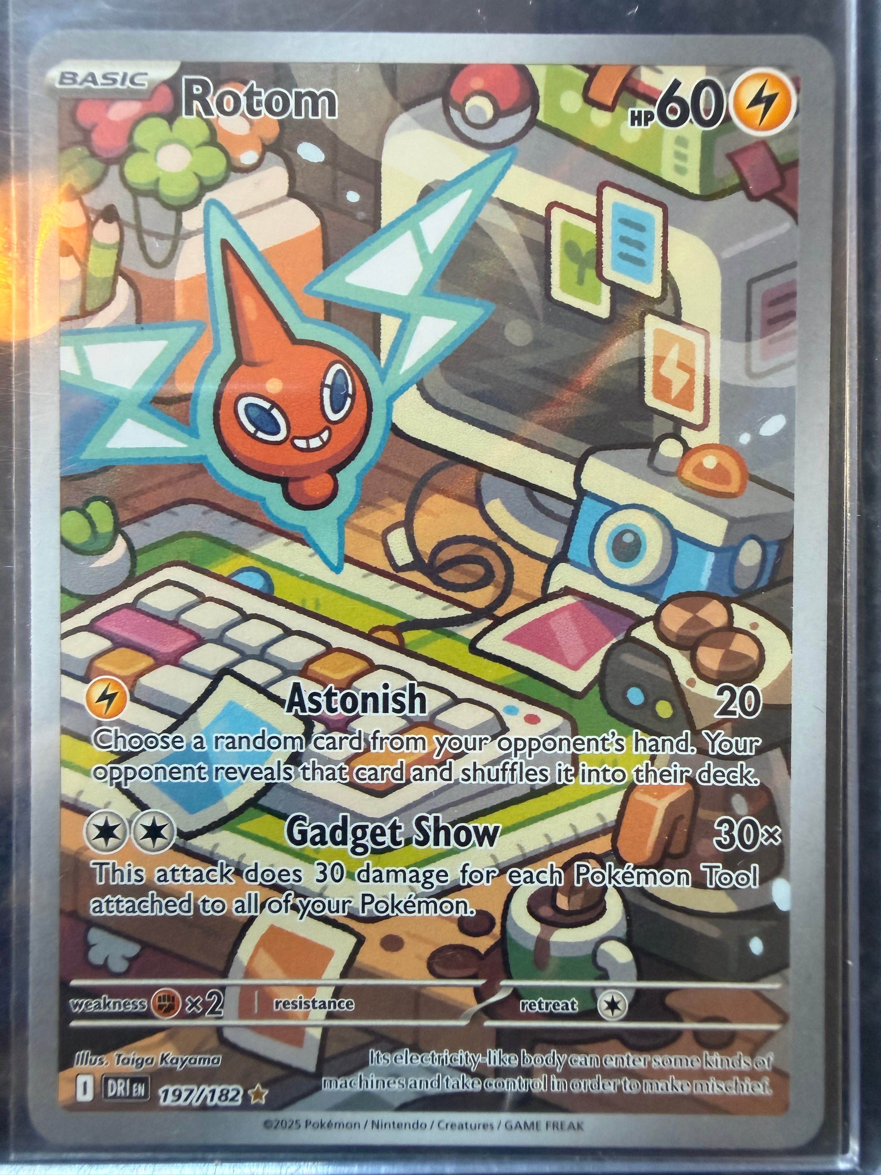 Rotom #197/182 Illustration Rare Destined Rivals