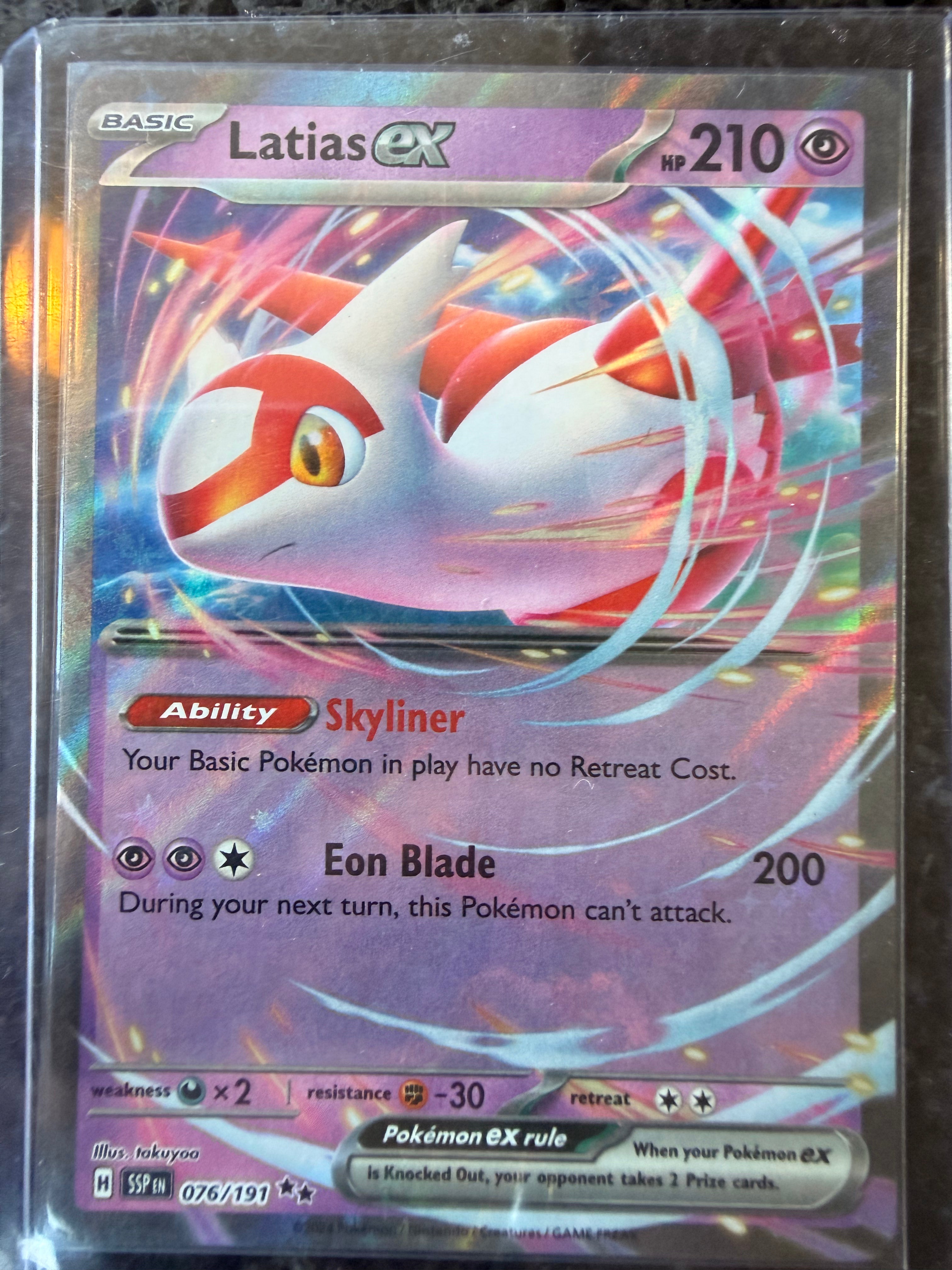 Latias ex #076/191 Double Rare Surging Sparks