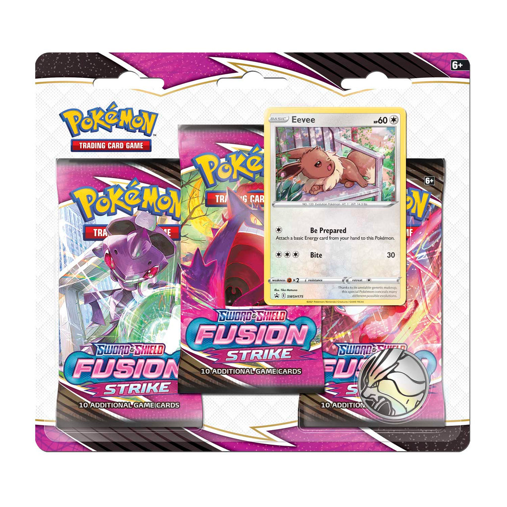 Fusion Strike 3-Pack Blister (Eevee)