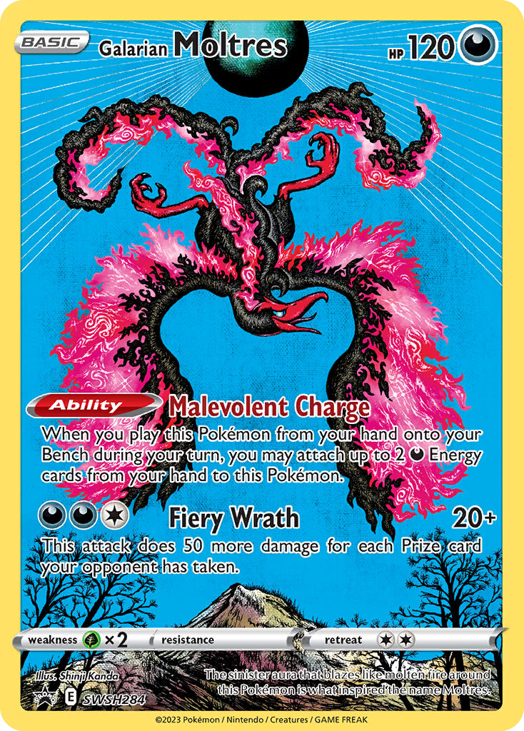 Galarian Moltres SWSH284 - SWSH Black Star Promos